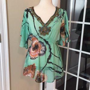 Beaded Fashion Top Size XS
